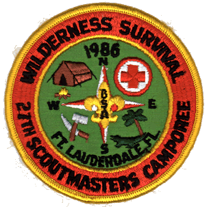 1986 camporee patch