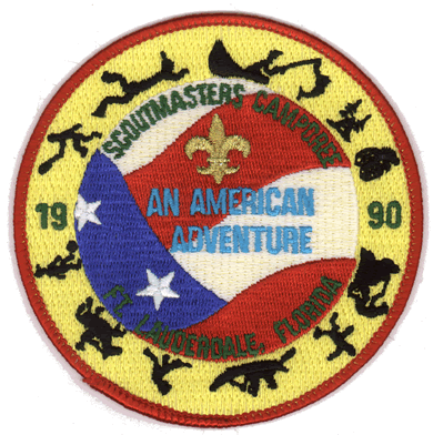 1990 camporee patch